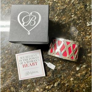 Brighton Red and Silver Bracelet